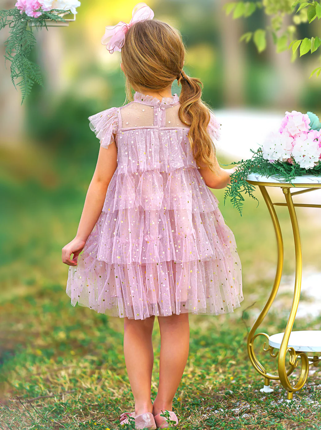 My Little Prima Tiered Tulle Dress - Image 4